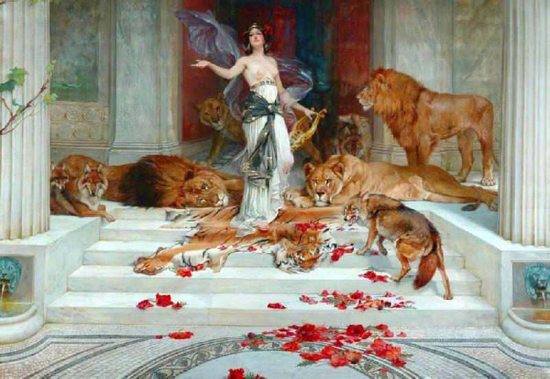 wright barker Circe oil painting picture